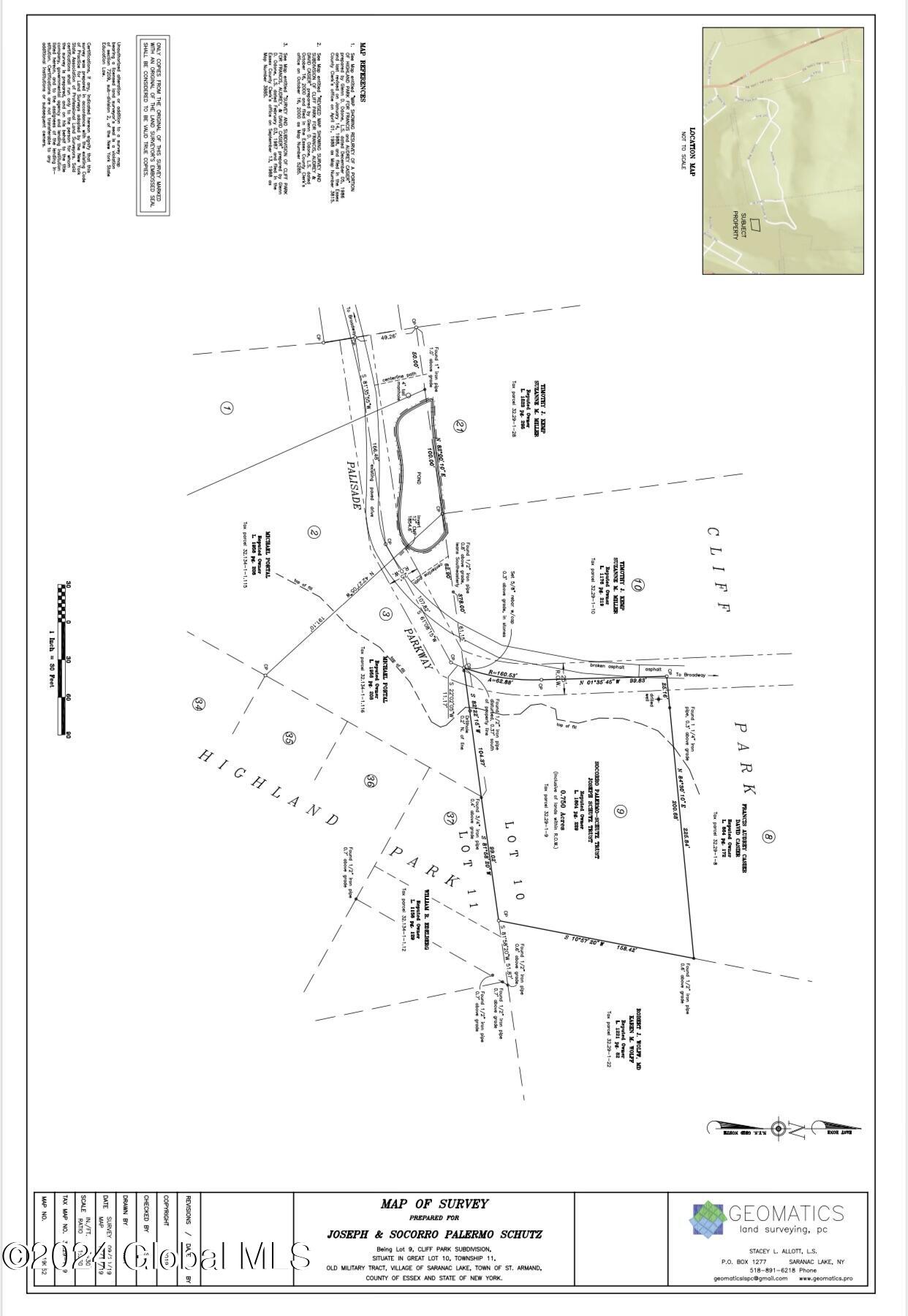 63 Palisade Parkway Saranac Lake, NY 12983 - Photo 8 of 8 survey - 9 palisade
