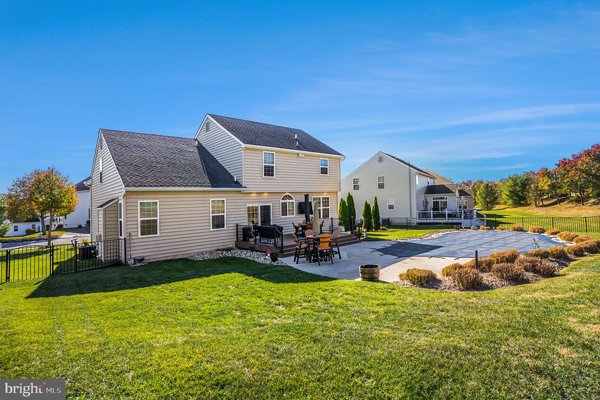 20 Bunker Way Pottstown, PA 19464 - Photo 38 of 45 a view of a house with swimming pool and sitting area