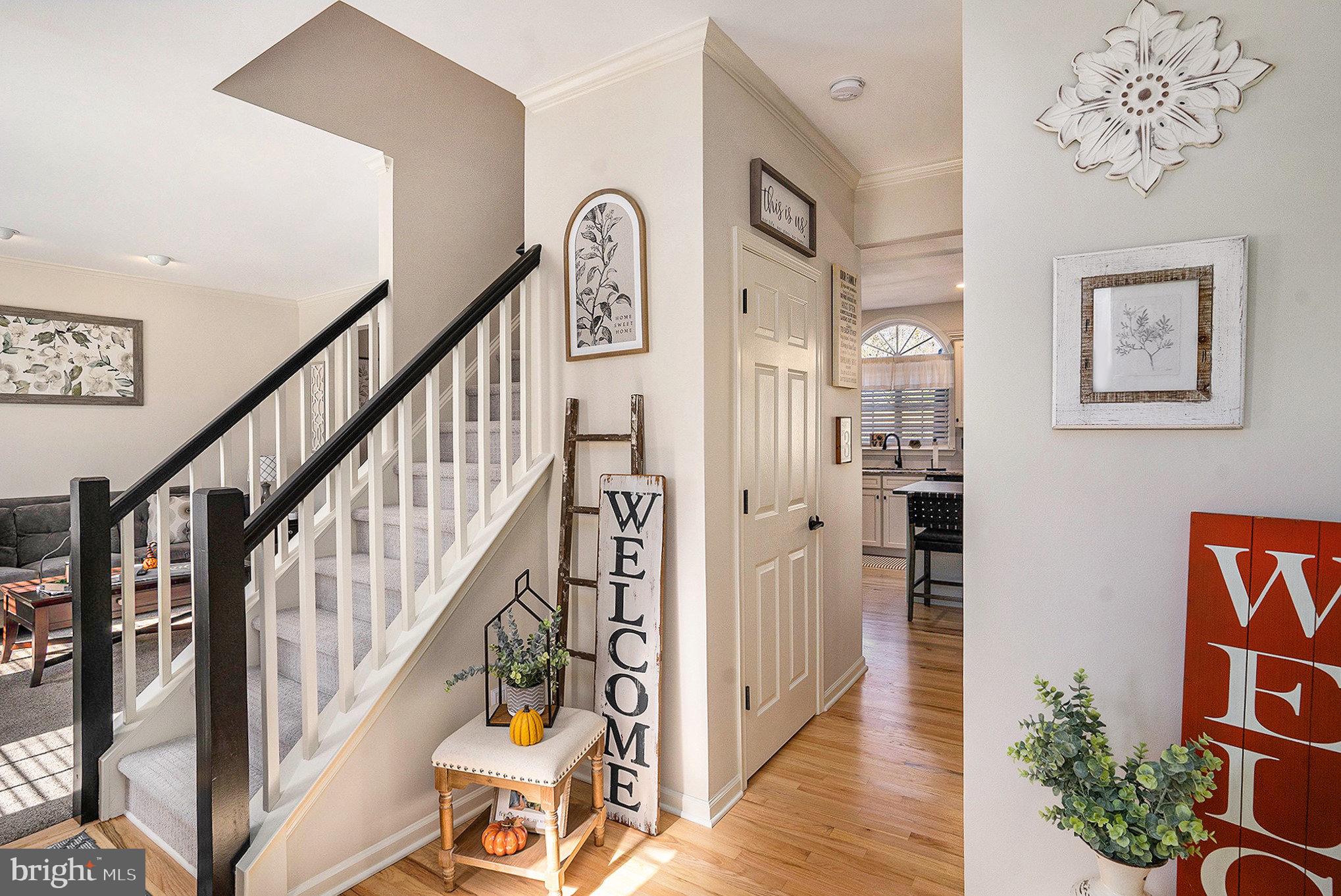 20 Bunker Way Pottstown, PA 19464 - Photo 7 of 45 a view of entryway with stairs and wooden floor