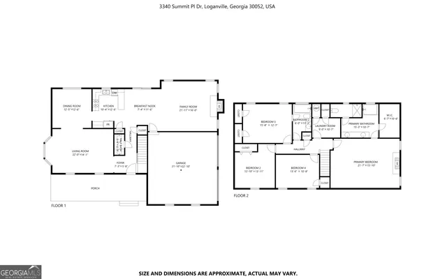 $2,125 | 3340 Summit Pl Drive, Loganville, GA 30052