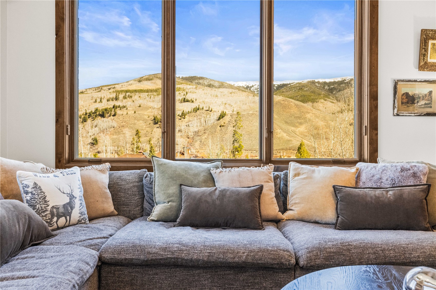 230 Game Trail Road Silverthorne, CO 80498 - Photo 21 of 43 a living room with furniture and a large window
