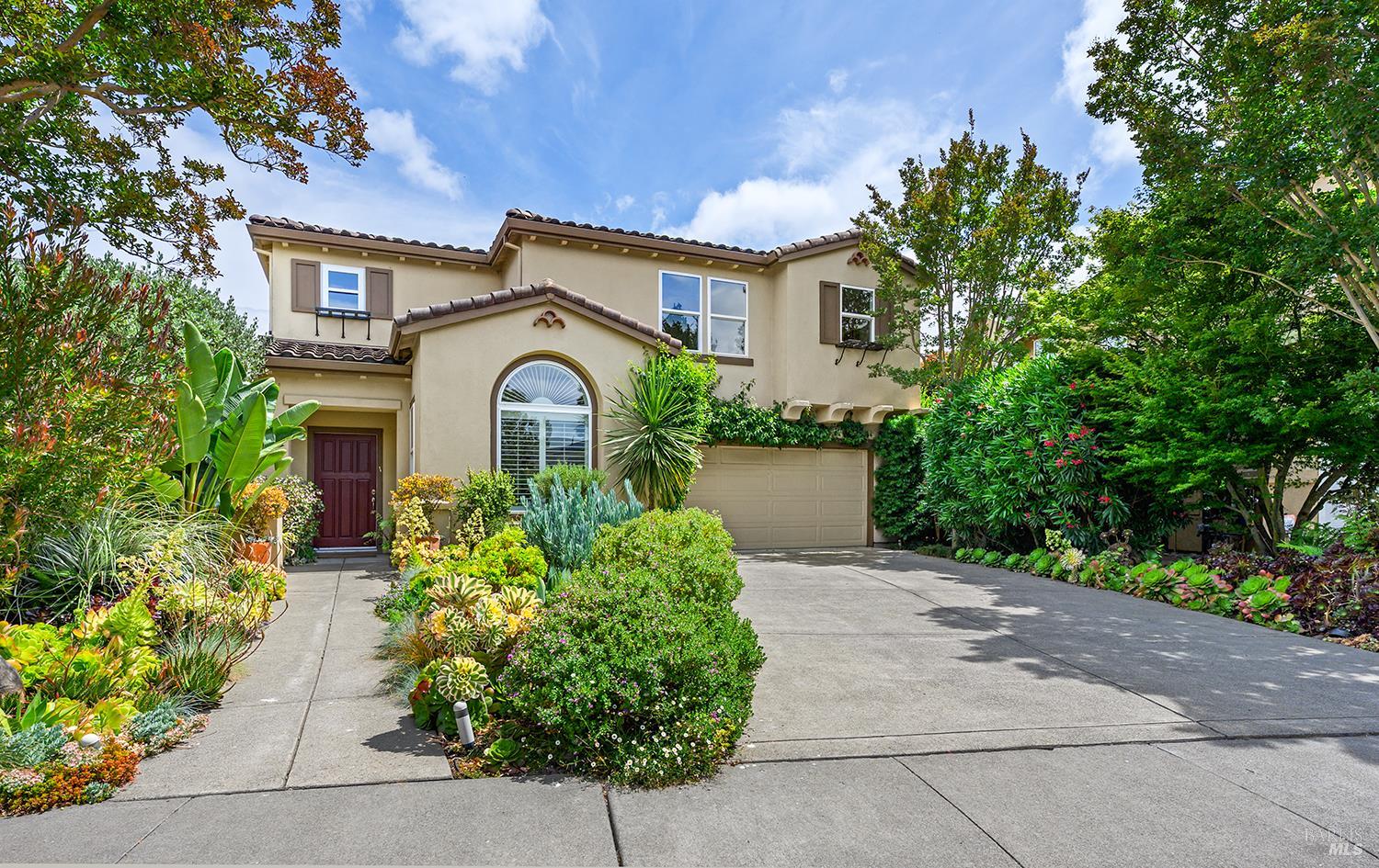 38 Maybeck Street Novato, CA 94949 - Photo 1 of 47 a front view of a house with garden