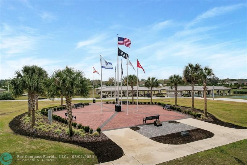 9857 Southwest 99th Loop Ocala, FL 34481 - Photo 32 of 45 a park with lots of water and lawn chairs