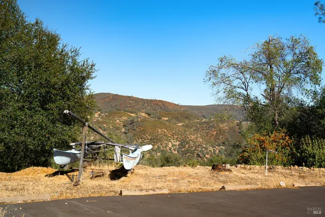 a view of a snow on the side of a road