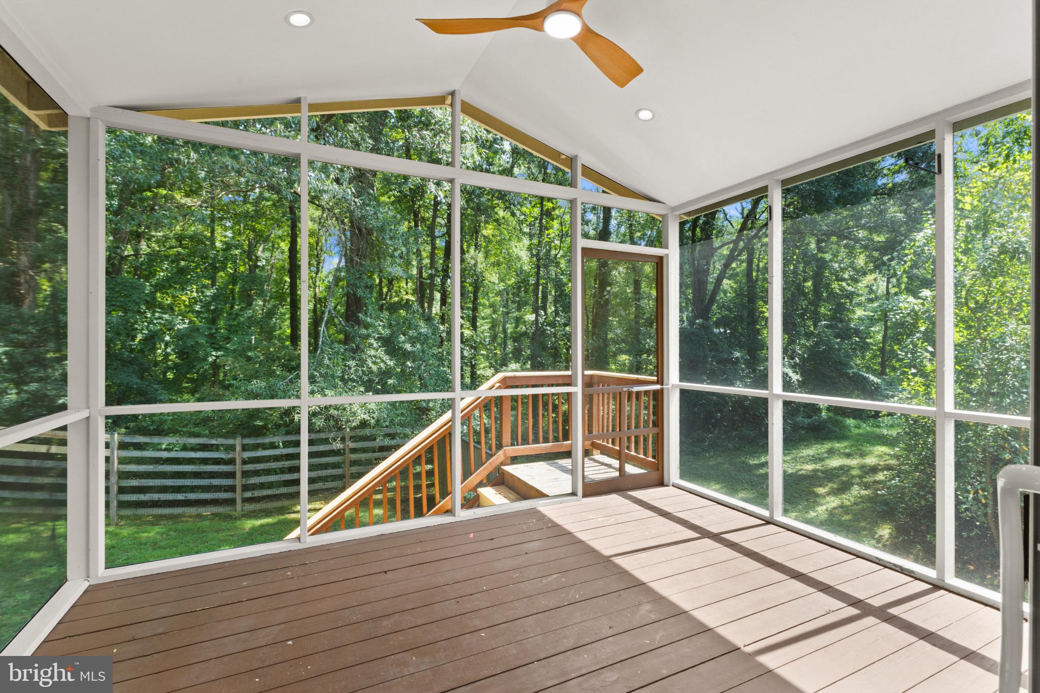 8705 Gateshead Road Alexandria, VA 22309 - Photo 35 of 44 Private Quiet Screened Porch Backs to Parkland