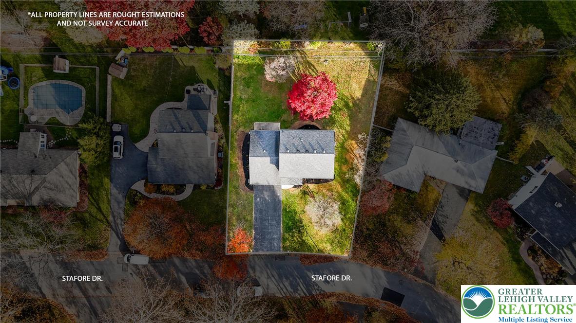 1285 Stafore Drive Bethlehem, PA 18017 - Photo 52 of 56 an aerial view of houses and roads