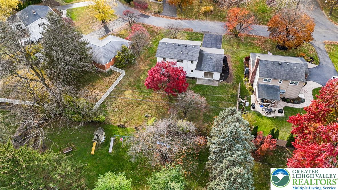 1285 Stafore Drive Bethlehem, PA 18017 - Photo 54 of 56 an aerial view of residential house with pool and yard