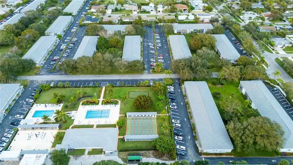 an aerial view of a