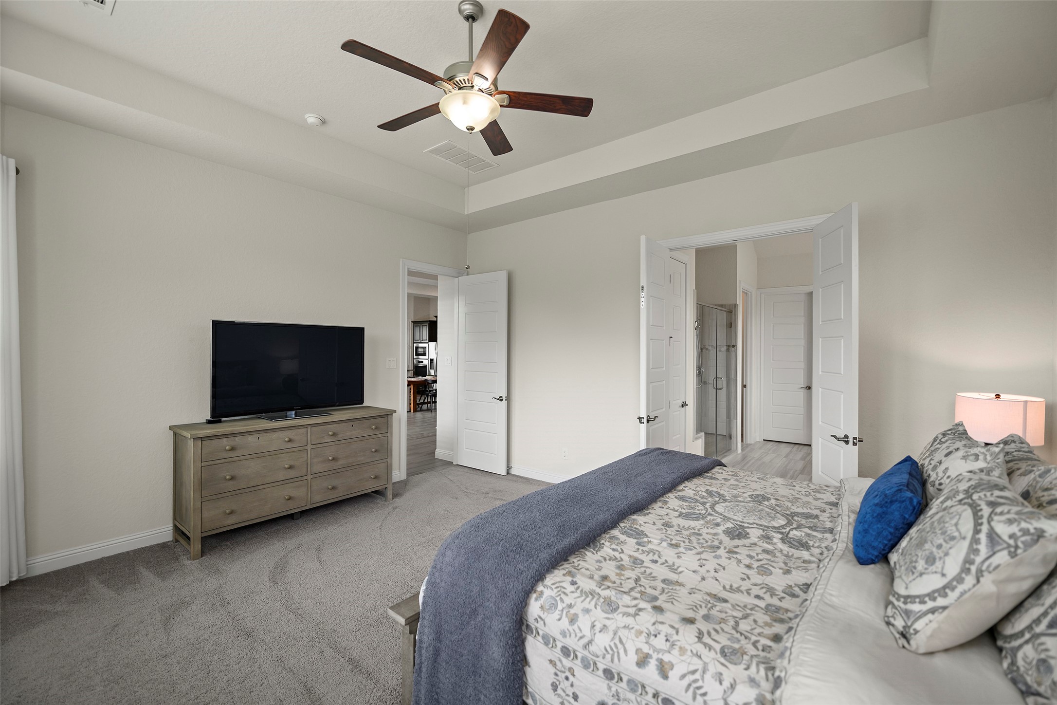 20330 Rosegold Way Spring, TX 77379 - Photo 19 of 48 Private primary retreat offers ample space for a sitting area and additional furnishings.