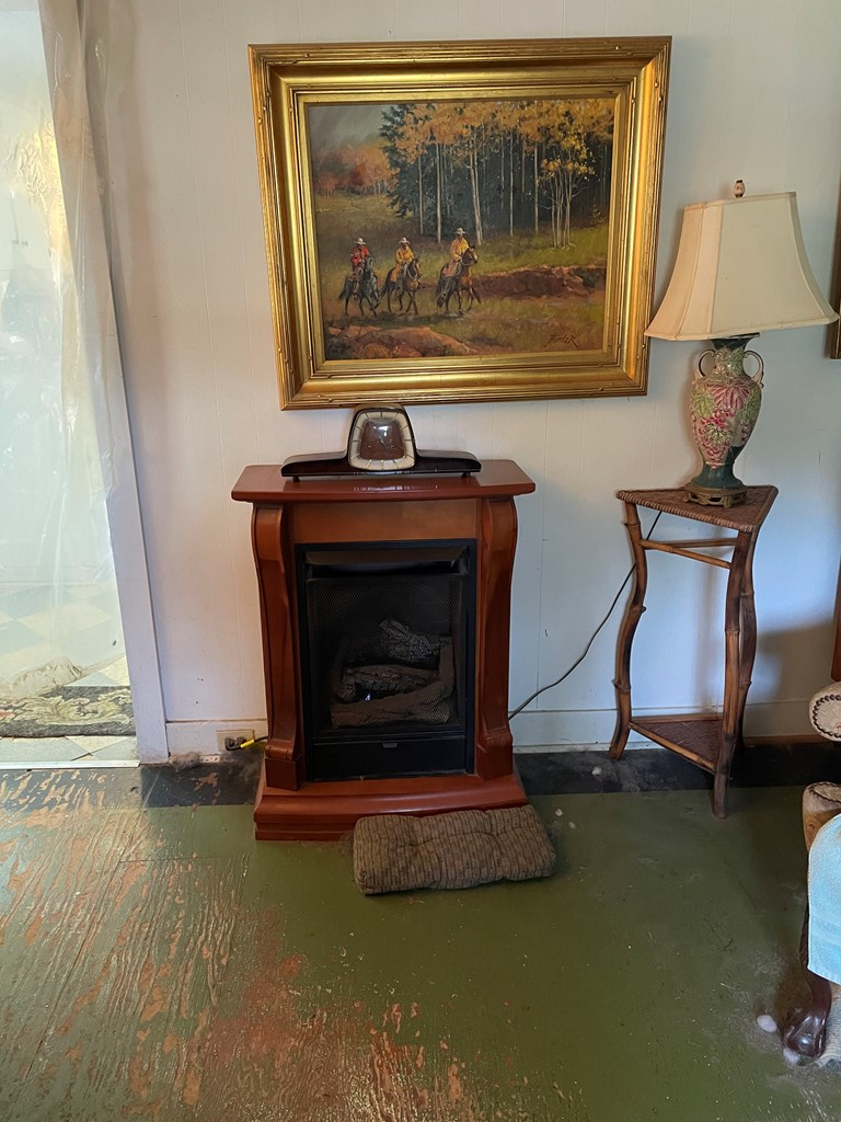22044 Southside Road Onancock, VA 23417 - Photo 10 of 20 a living room with a fireplace