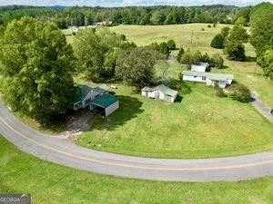 a view of a lake with outdoor space