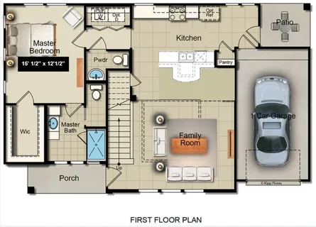 a picture of a bathroom with a sink and a mirror