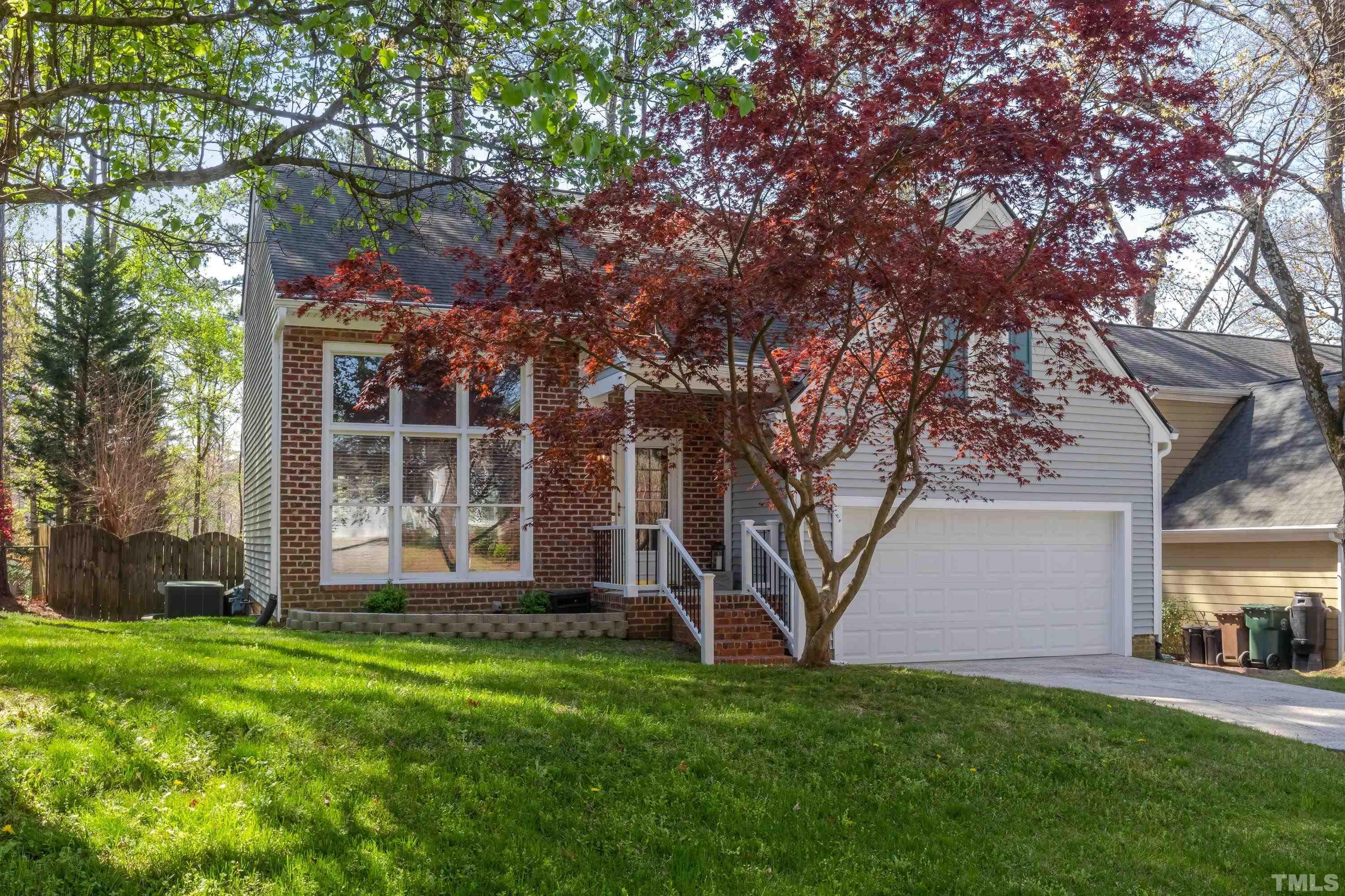 front view of house with a yard