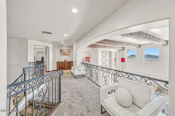 a view of livingroom with furniture and windows