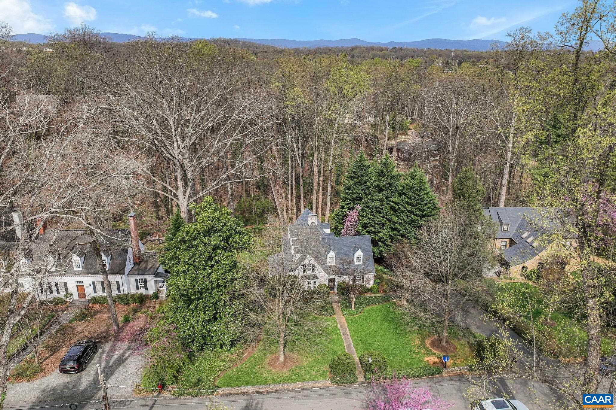 1335 Hilltop Road Charlottesville, VA 22903 - Photo 39 of 46 a view of a city and mountains in the background