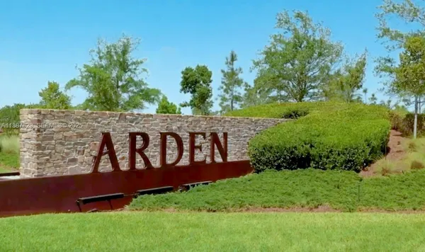a view of a bench in a yard
