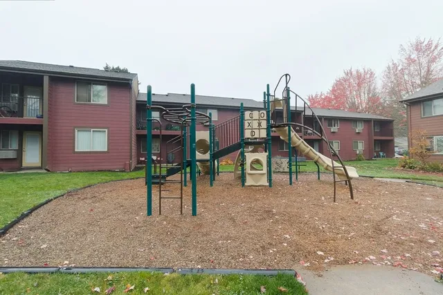 a view of a house with a park