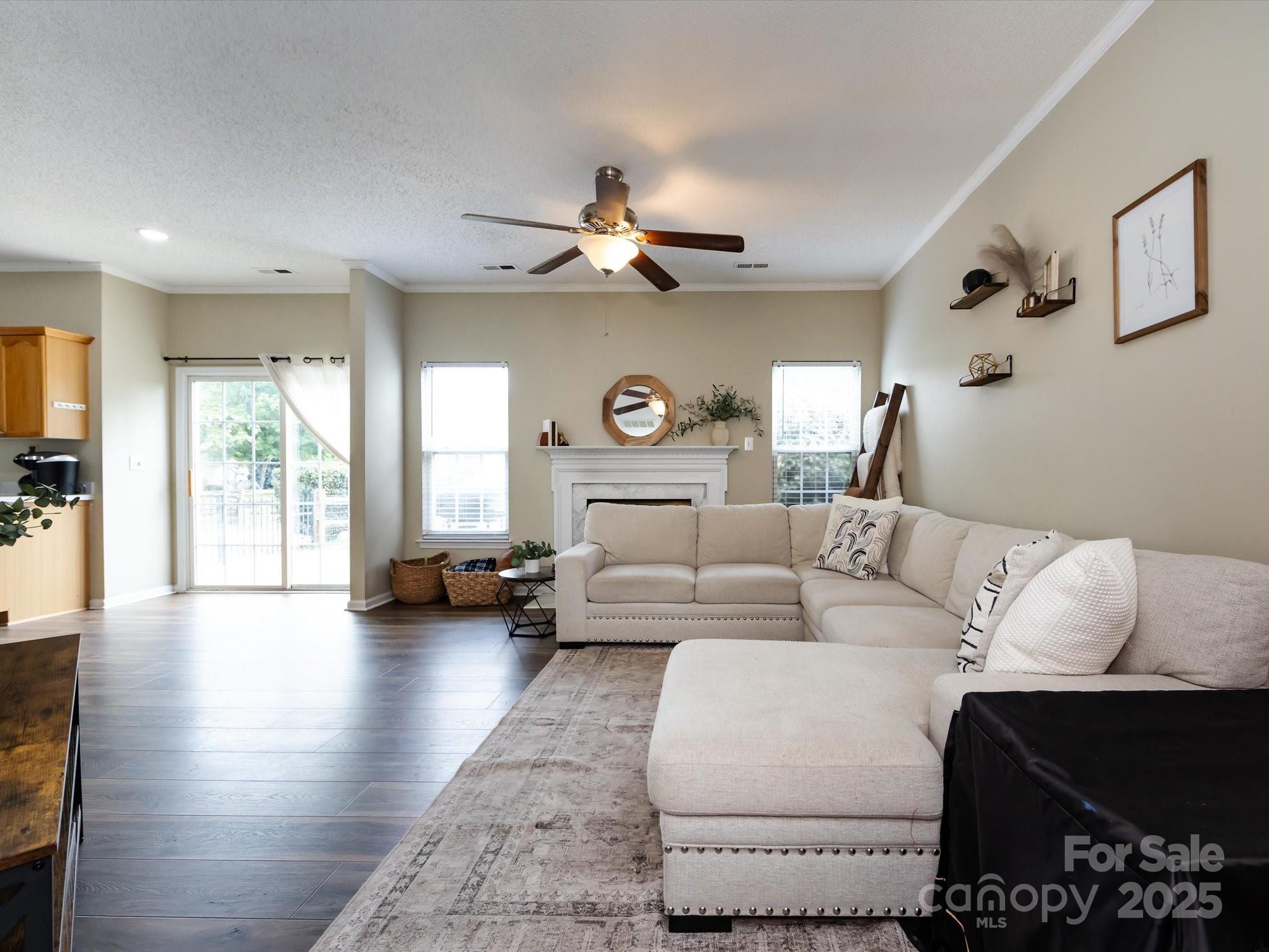 3910 Faith Church Road Indian Trail, NC 28079 - Photo 13 of 47 a living room with furniture and a large window