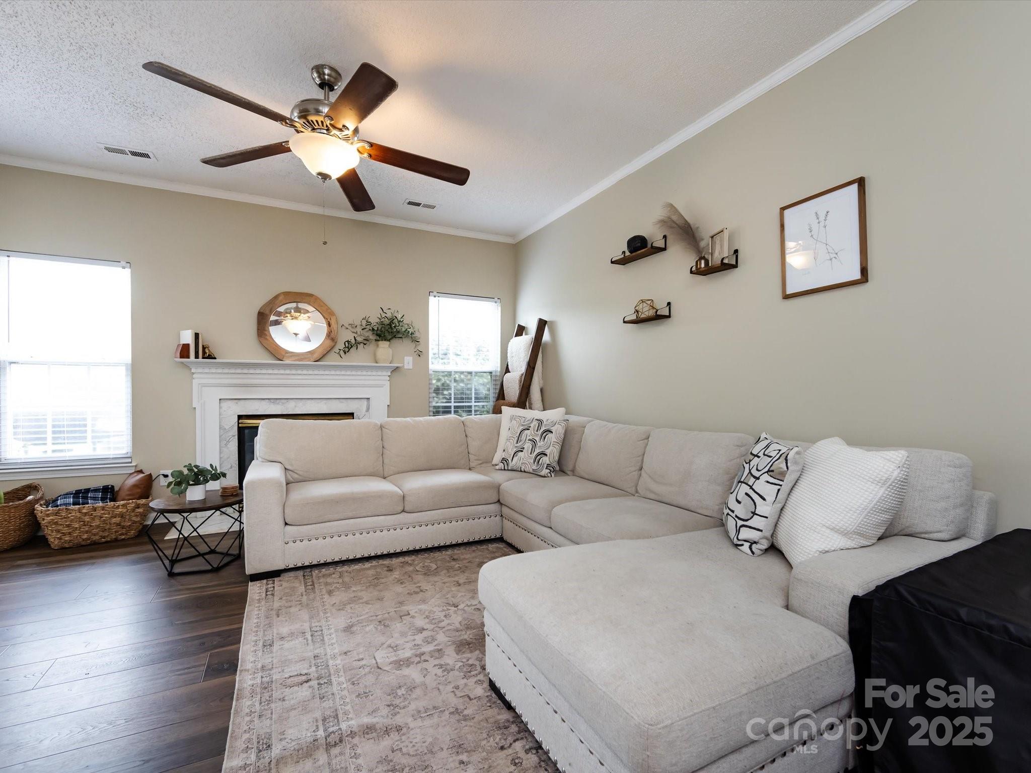3910 Faith Church Road Indian Trail, NC 28079 - Photo 14 of 47 a living room with furniture and a large window