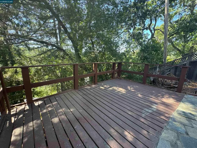 a backyard of a house