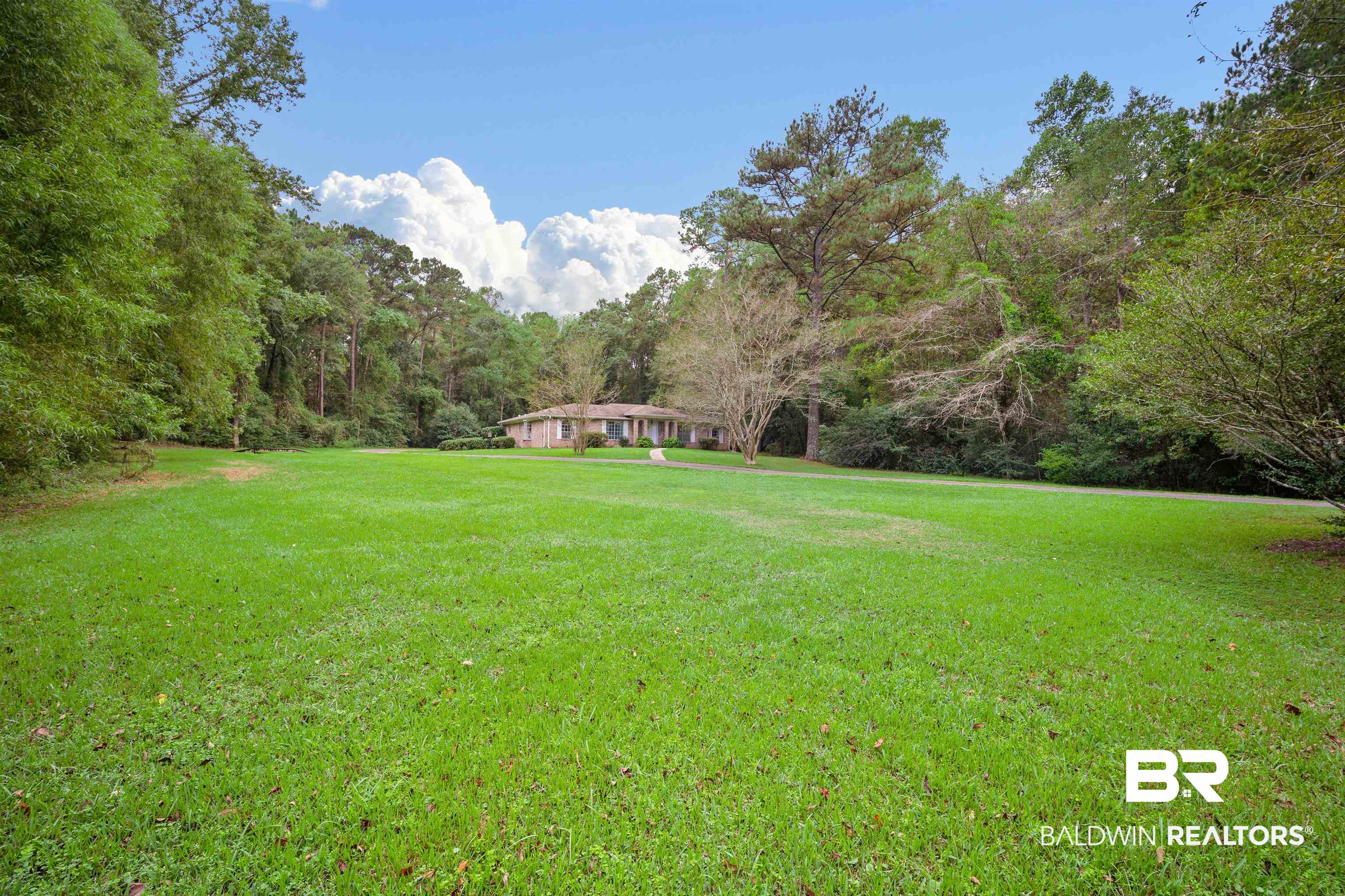 7807 Yorkhaven Road Mobile, AL 36695 - Photo 3 of 34 View of green lawn with a view of trees