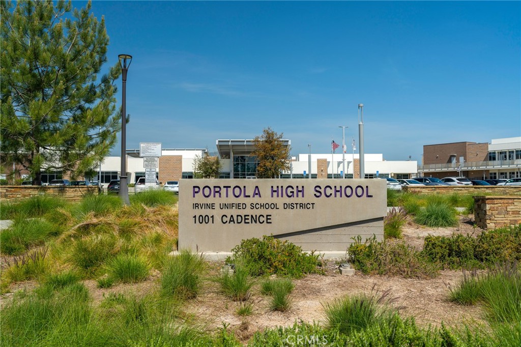 121 Baluster Irvine, CA 92618 - Photo 77 of 80 a sign on the side of a road
