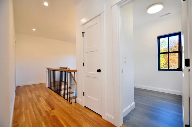 an empty room with window