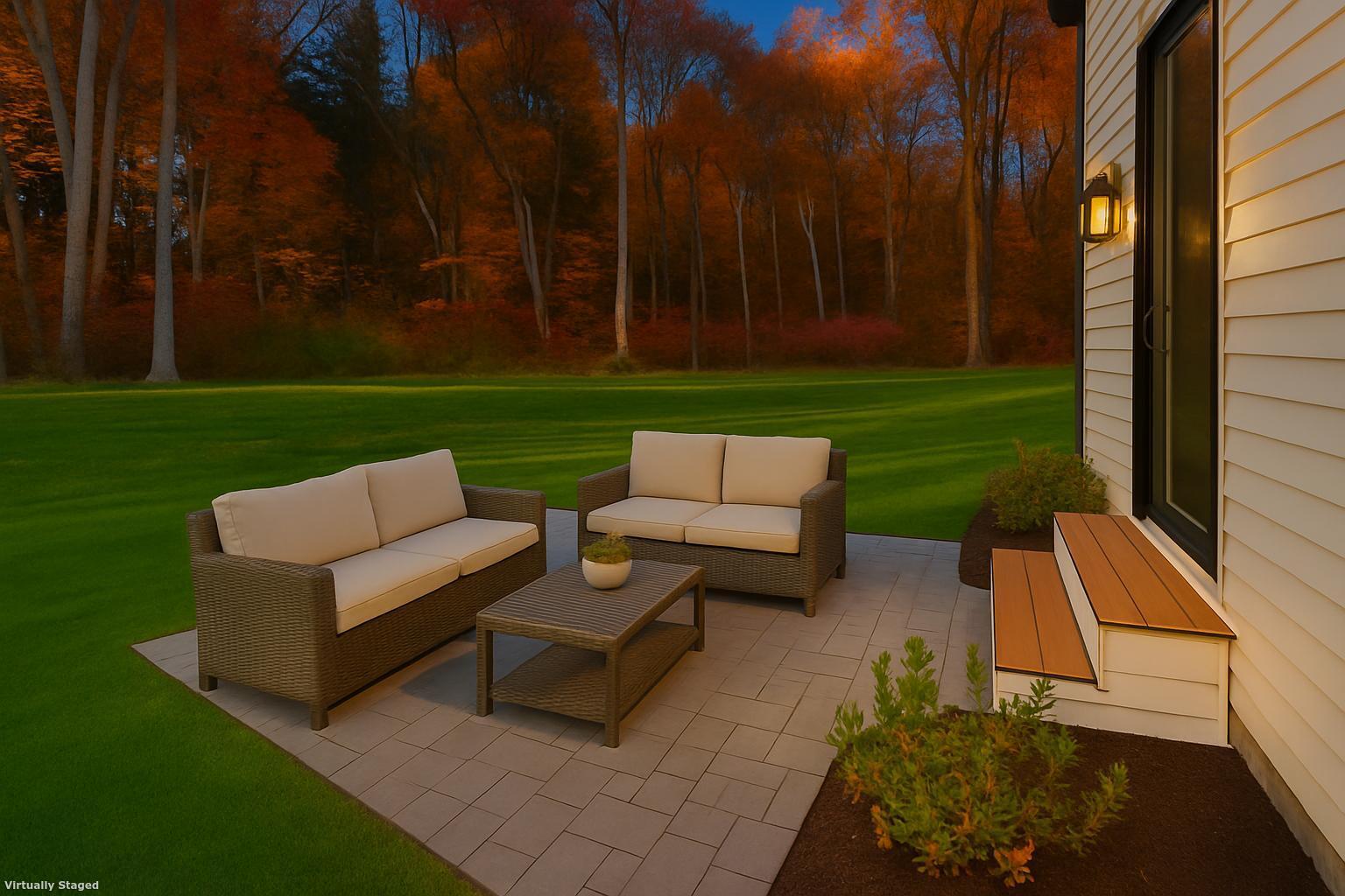 152 East Hill Road Canton, CT 06019 - Photo 35 of 36 a view of a garden with patio