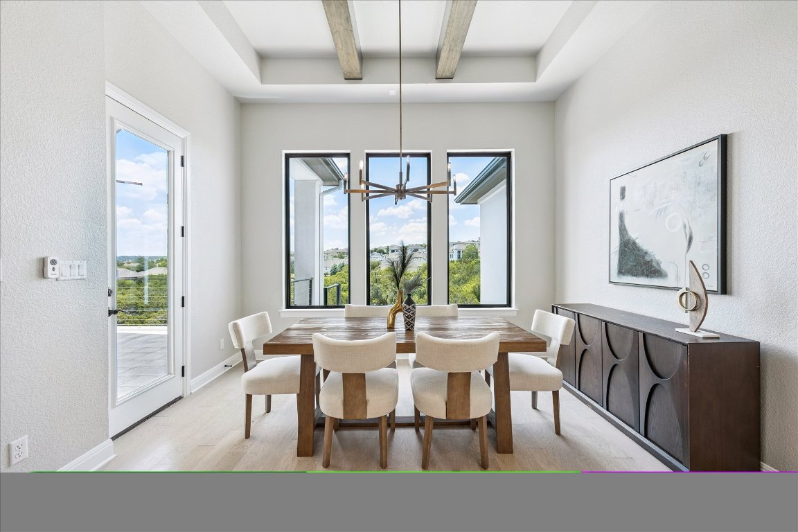 2113 Normandy View Leander, TX 78641 - Photo 8 of 23 a view of a dining room with furniture window and outside view