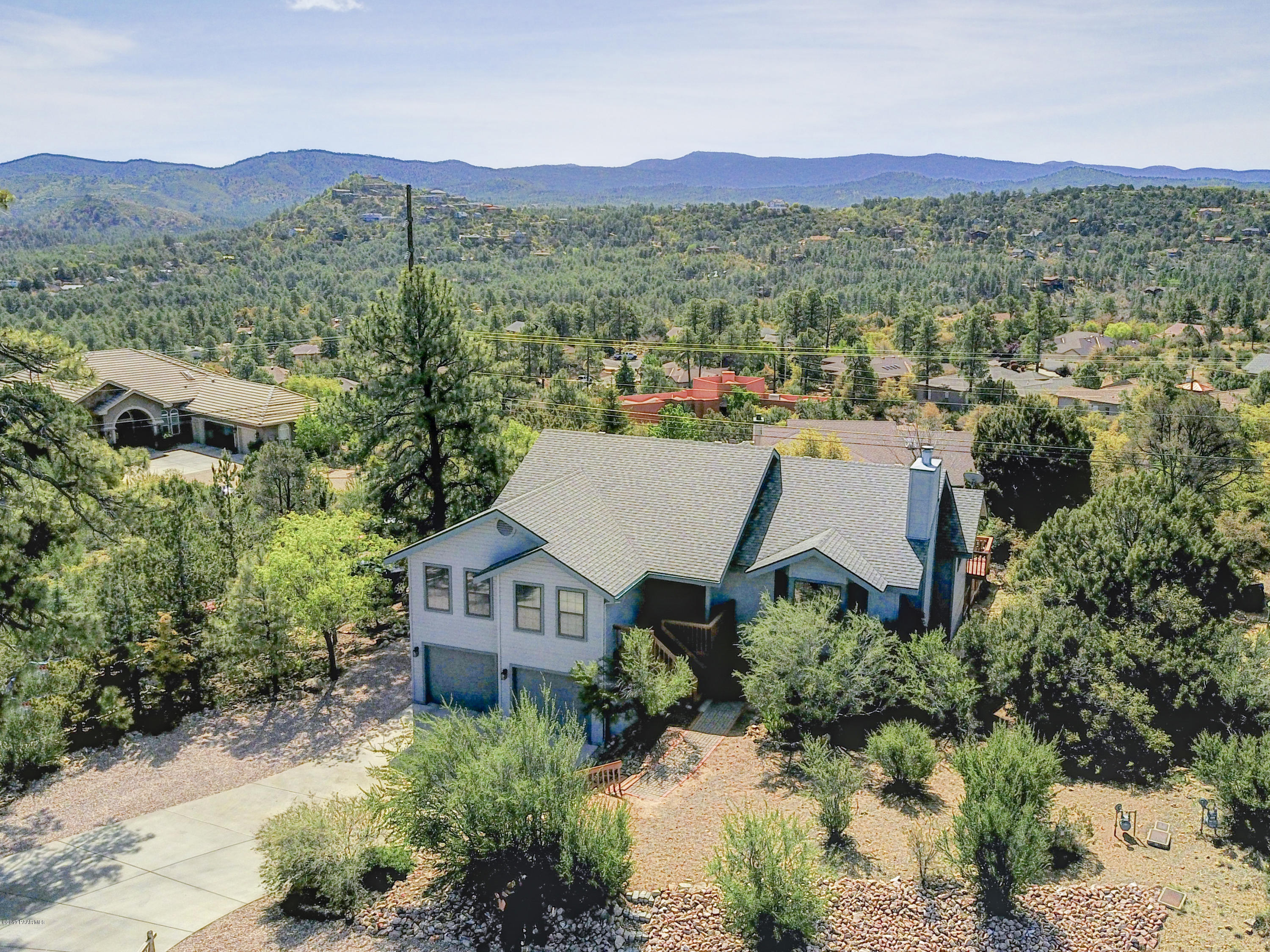 1501 Copper Basin Road Prescott, AZ 86303 - Photo 28 of 33 An Aerial Front View 1