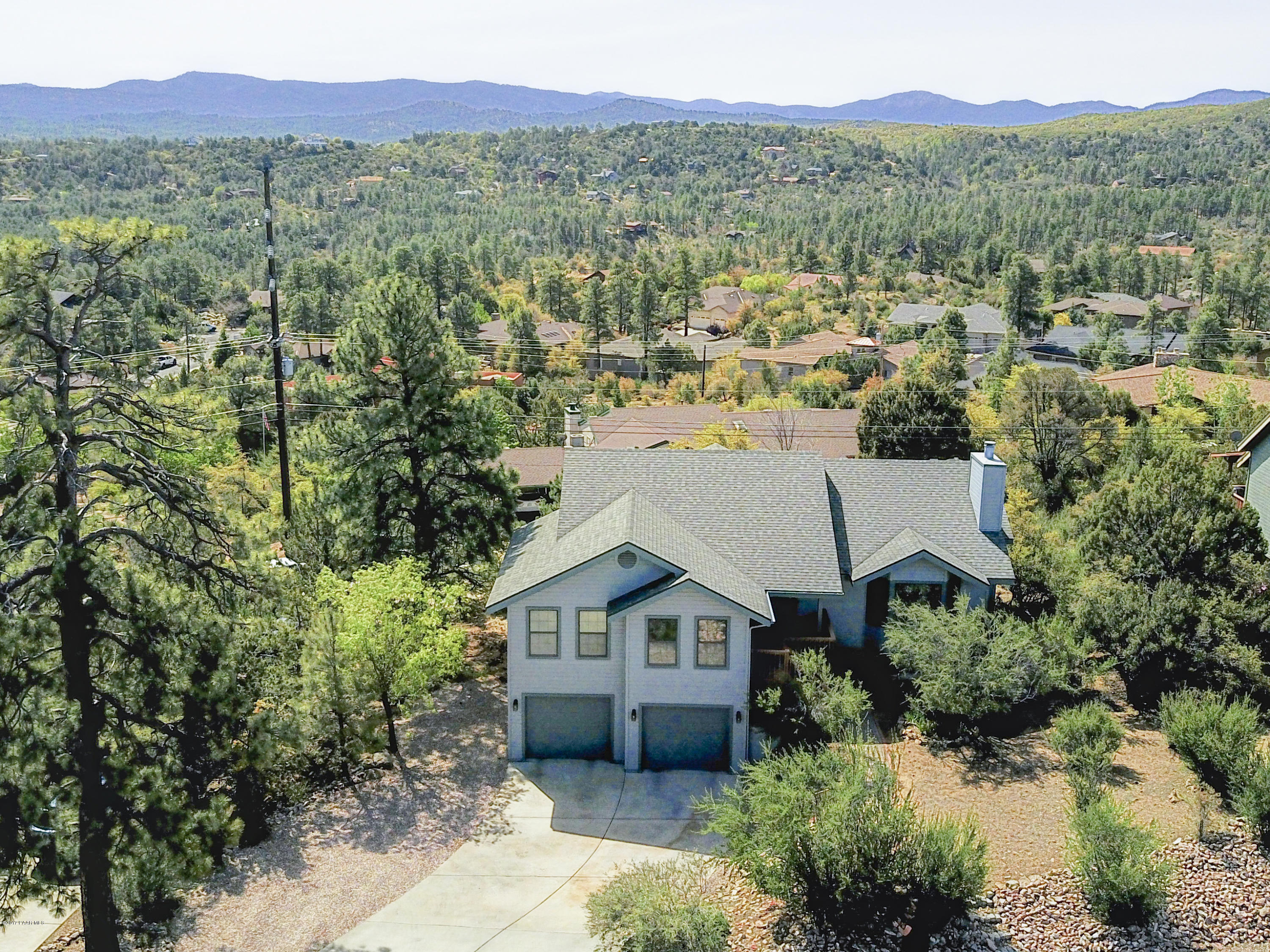 1501 Copper Basin Road Prescott, AZ 86303 - Photo 29 of 33 An Aerial Front View 2