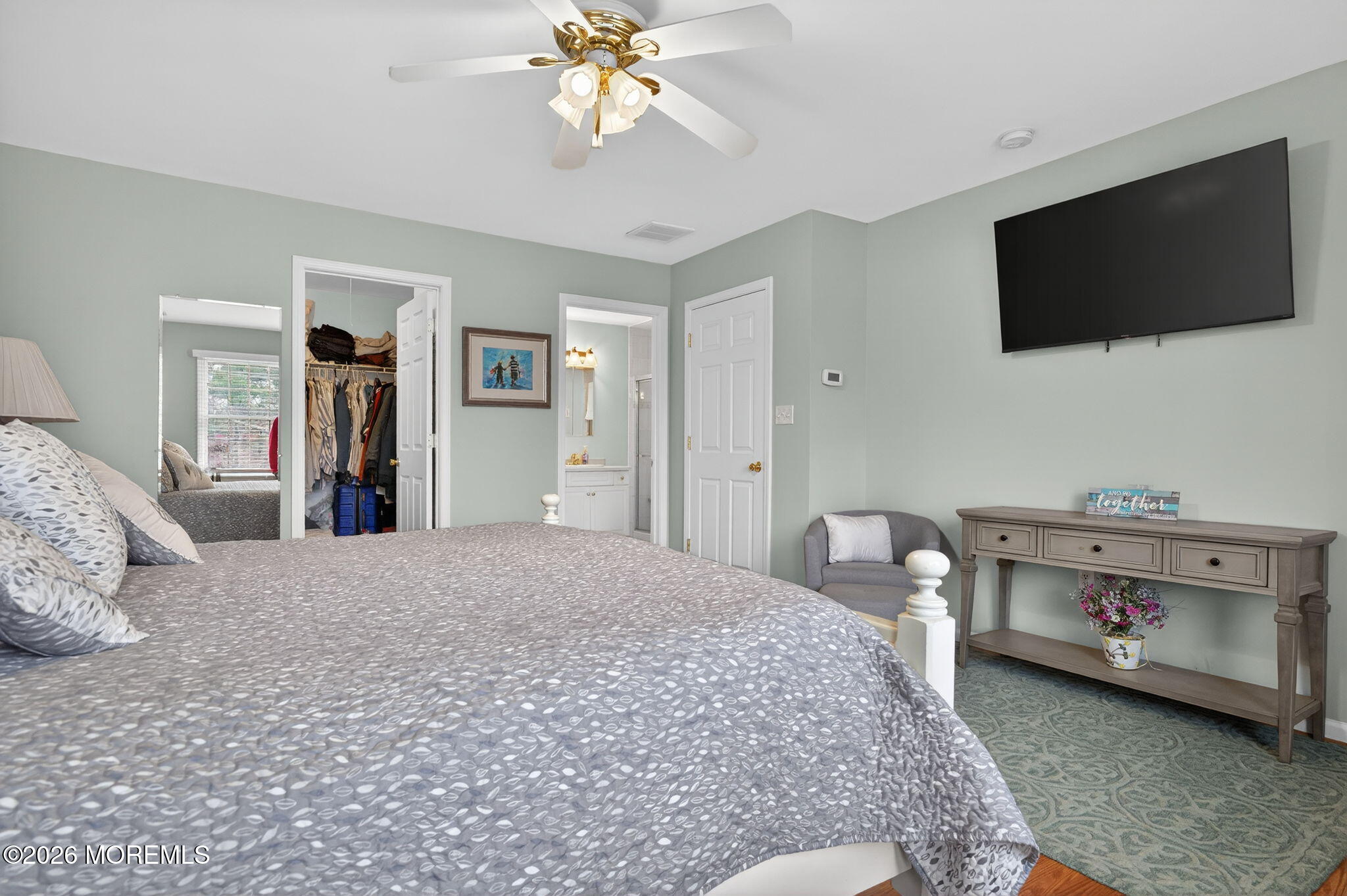 520 Hardenberg Avenue Point Pleasant, NJ 08742 - Photo 23 of 36 a bedroom with a bed and a flat screen tv