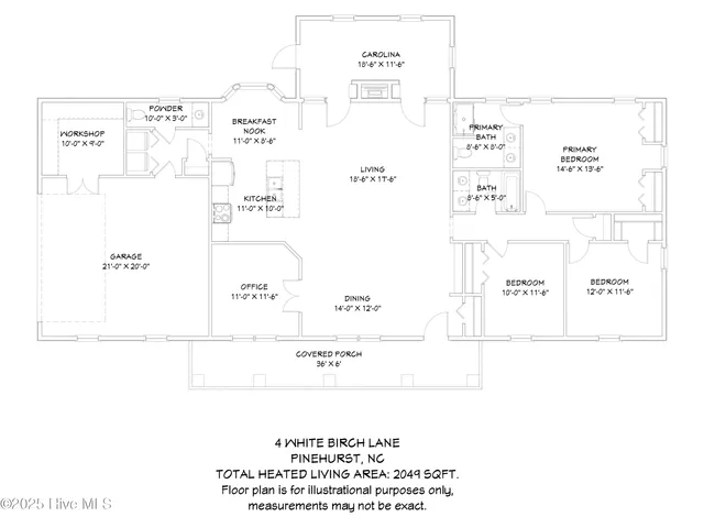 $495,000 | 4 White Birch Lane, Pinehurst, NC 28374