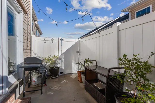 a view of patio outdoor seating area