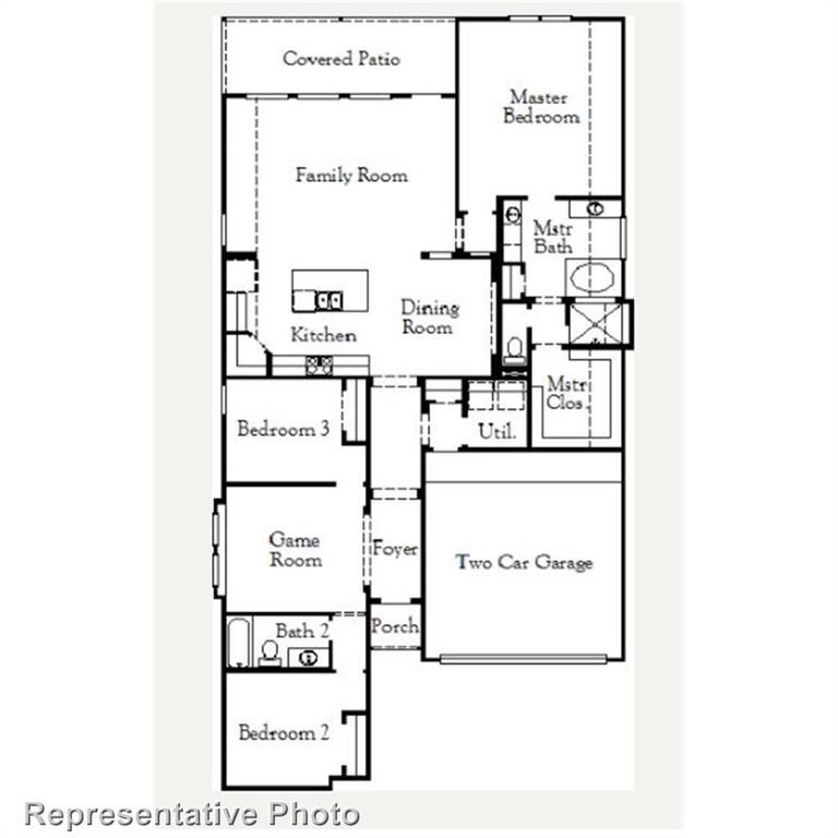 1752 Monarch Hvn Way Oak Point, TX 75068 - Photo 3 of 3 Concord First Floor Plan