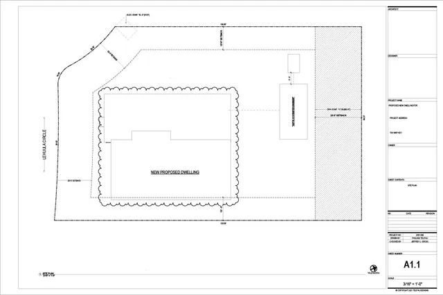 a view of a field with an ocean