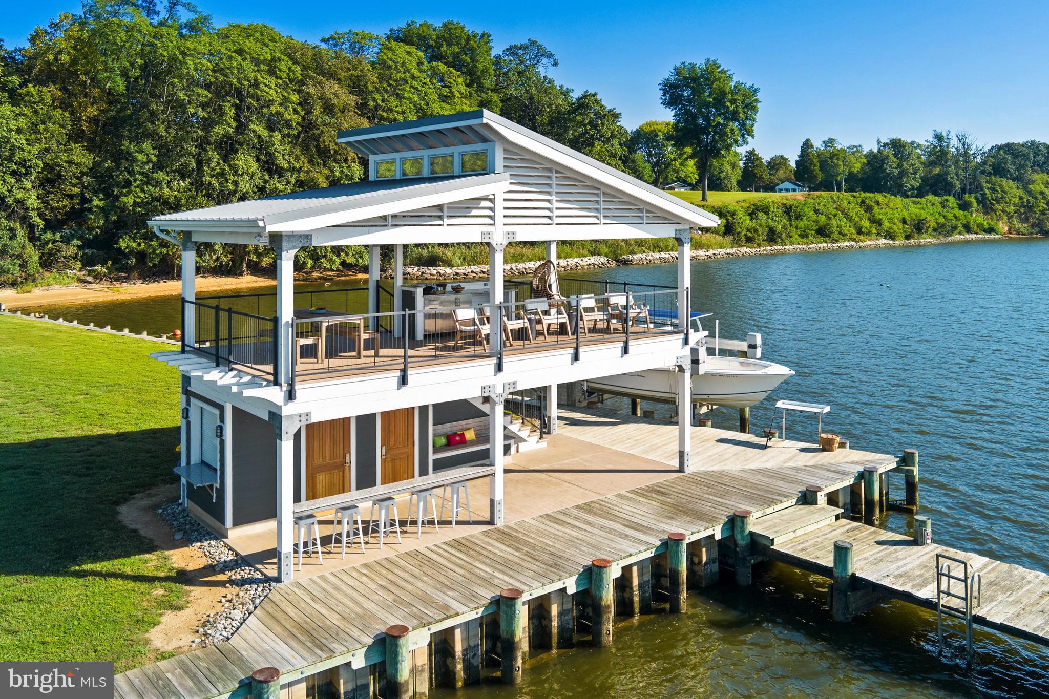 750 Cassidy Wharf Road Earleville, MD 21919 - Photo 94 of 143 Waterfront Pavillion, Private Dock and Boatlift