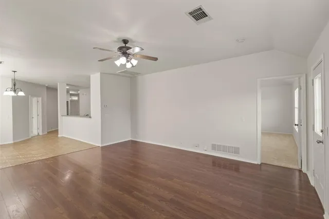 wooden floor in an empty room