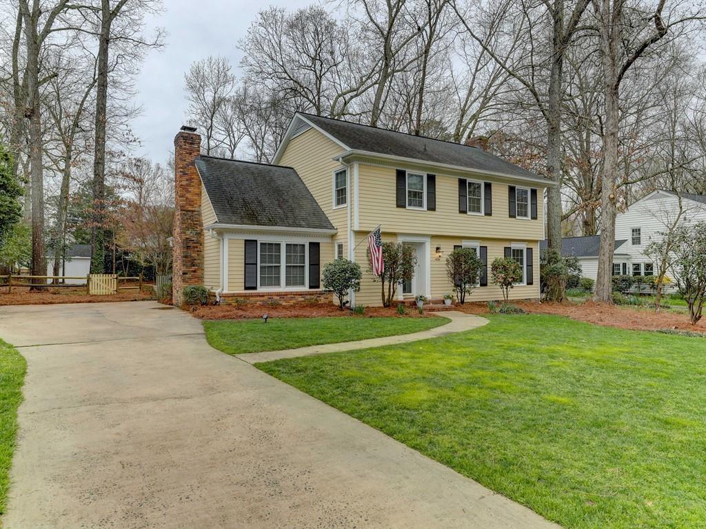 4234 Chevington Road Charlotte, NC 28226 - Photo 2 of 46 a view of a yard in front of house