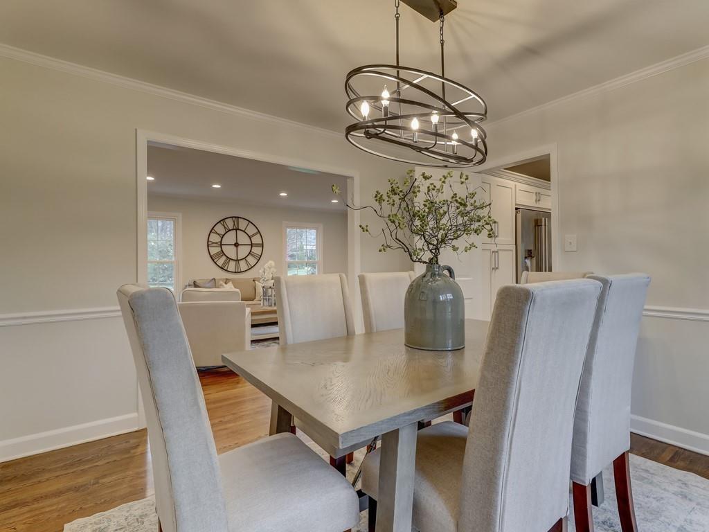 4234 Chevington Road Charlotte, NC 28226 - Photo 10 of 46 a view of a dining room with furniture