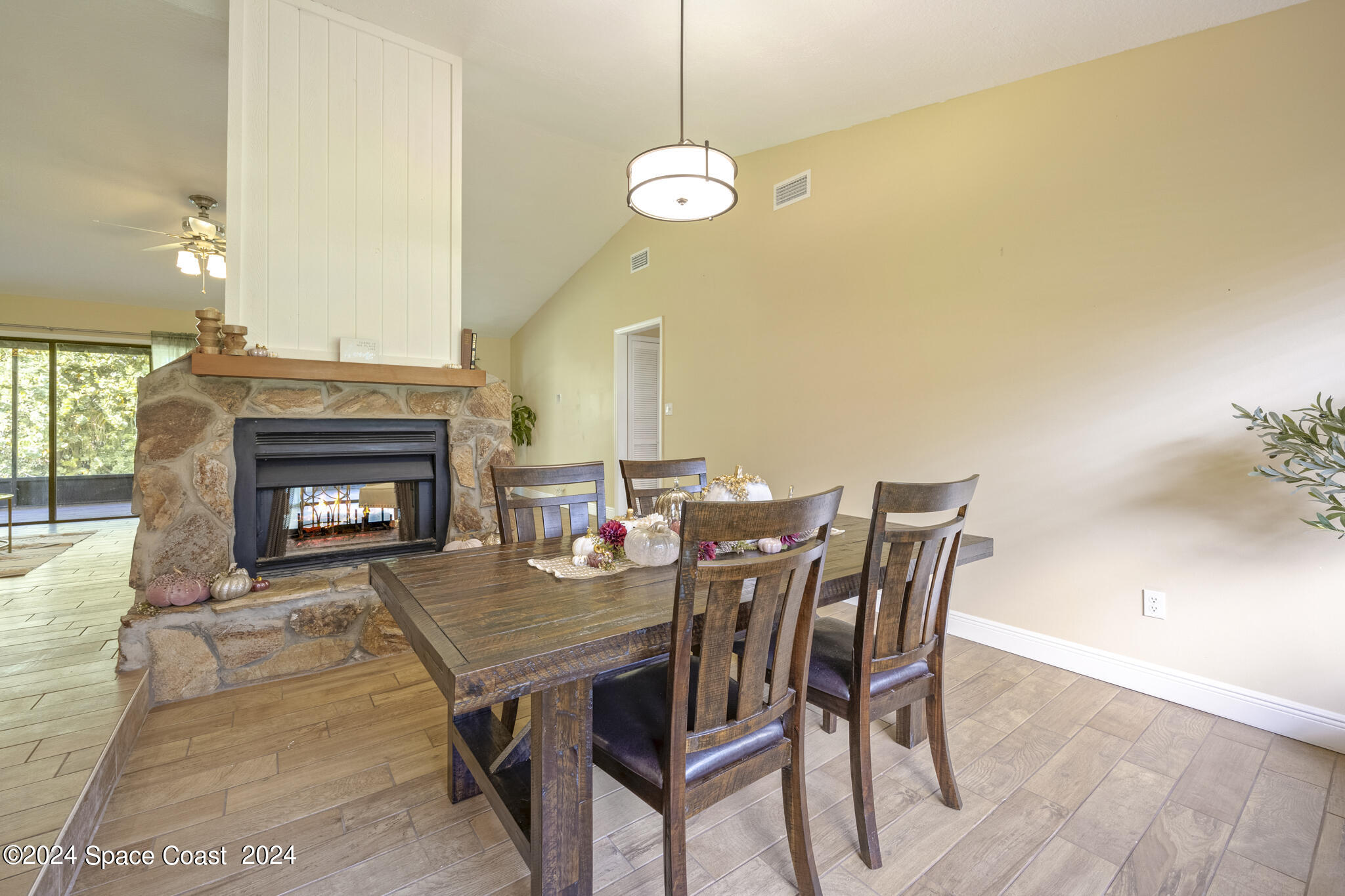 3725 Laurette Road Merritt Island, FL 32952 - Photo 7 of 46 a dining room with furniture and window