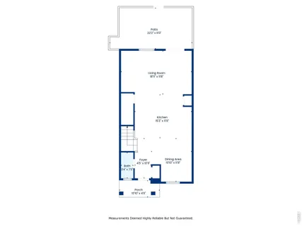 a picture of a bench in front of a wall