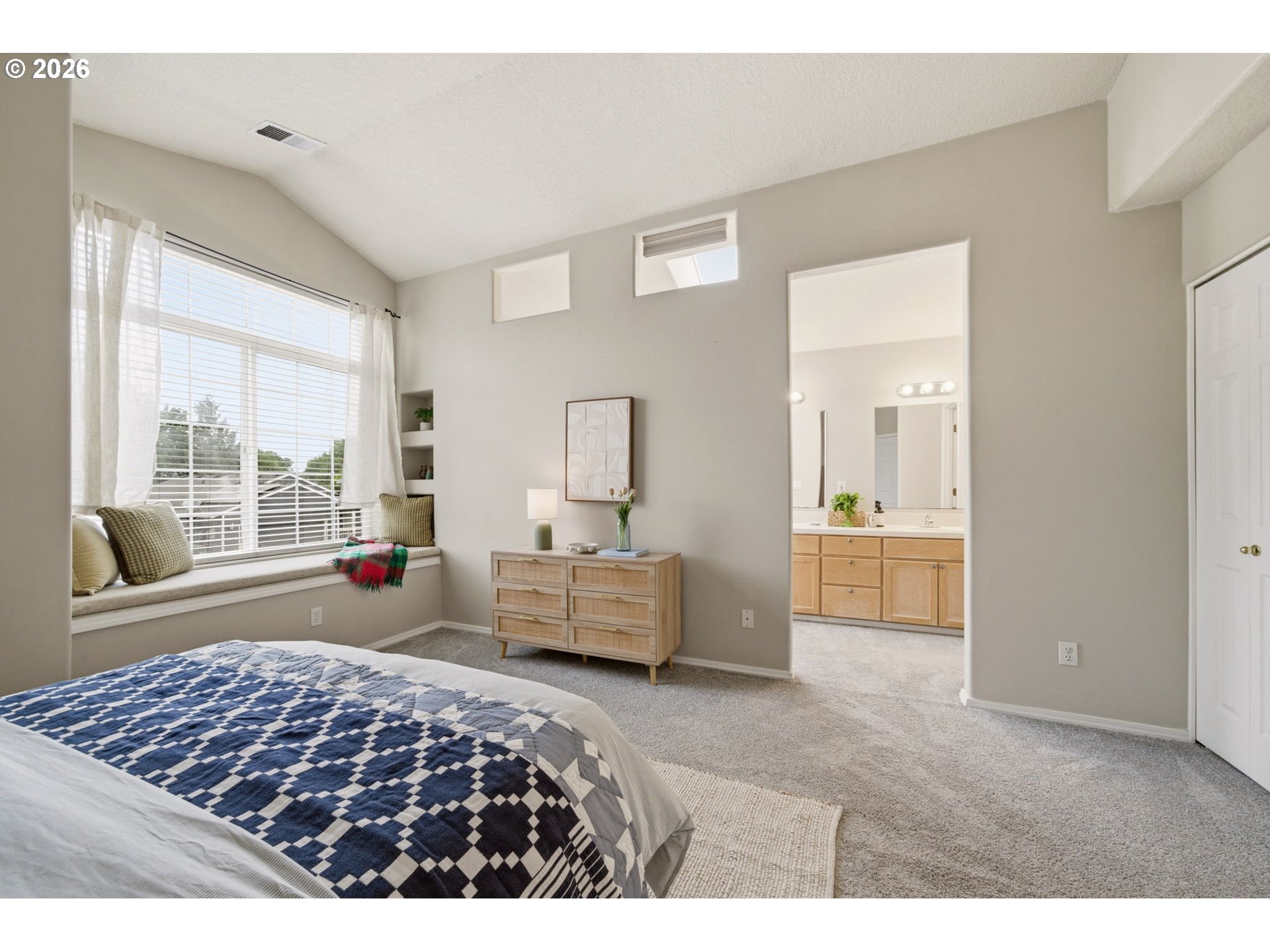 1448 Southwest 208th Avenue Beaverton, OR 97003 - Photo 25 of 39 a bedroom with furniture and window