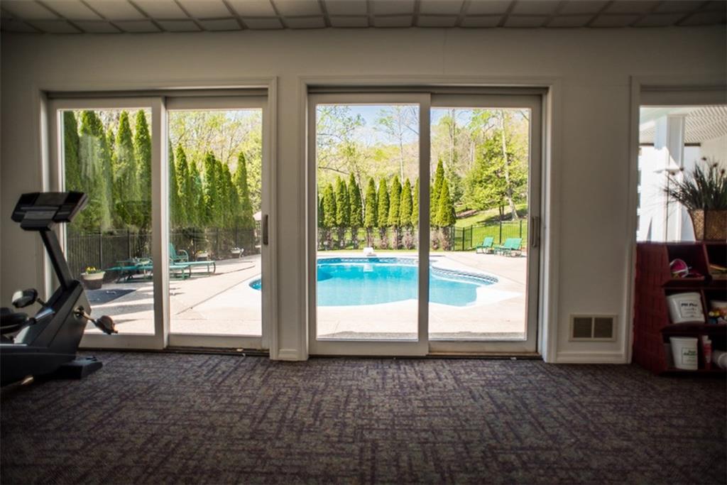 206 Forest Ridge Road Indiana, PA 15701 - Photo 13 of 25 Gym with View of Pool