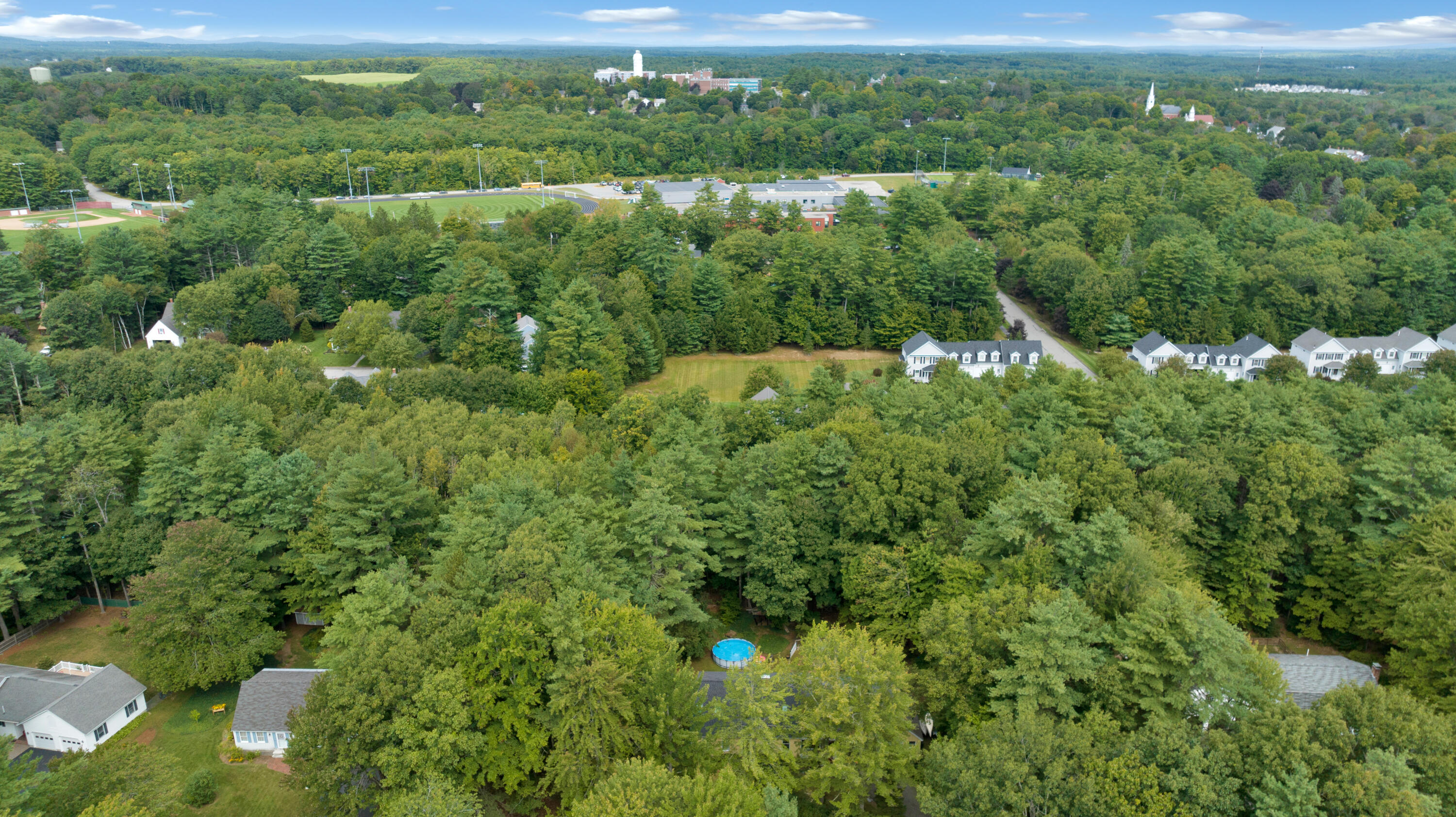31 Running Springs Road Gorham, ME 04038 - Photo 40 of 42 Aerial Looking Toward Town