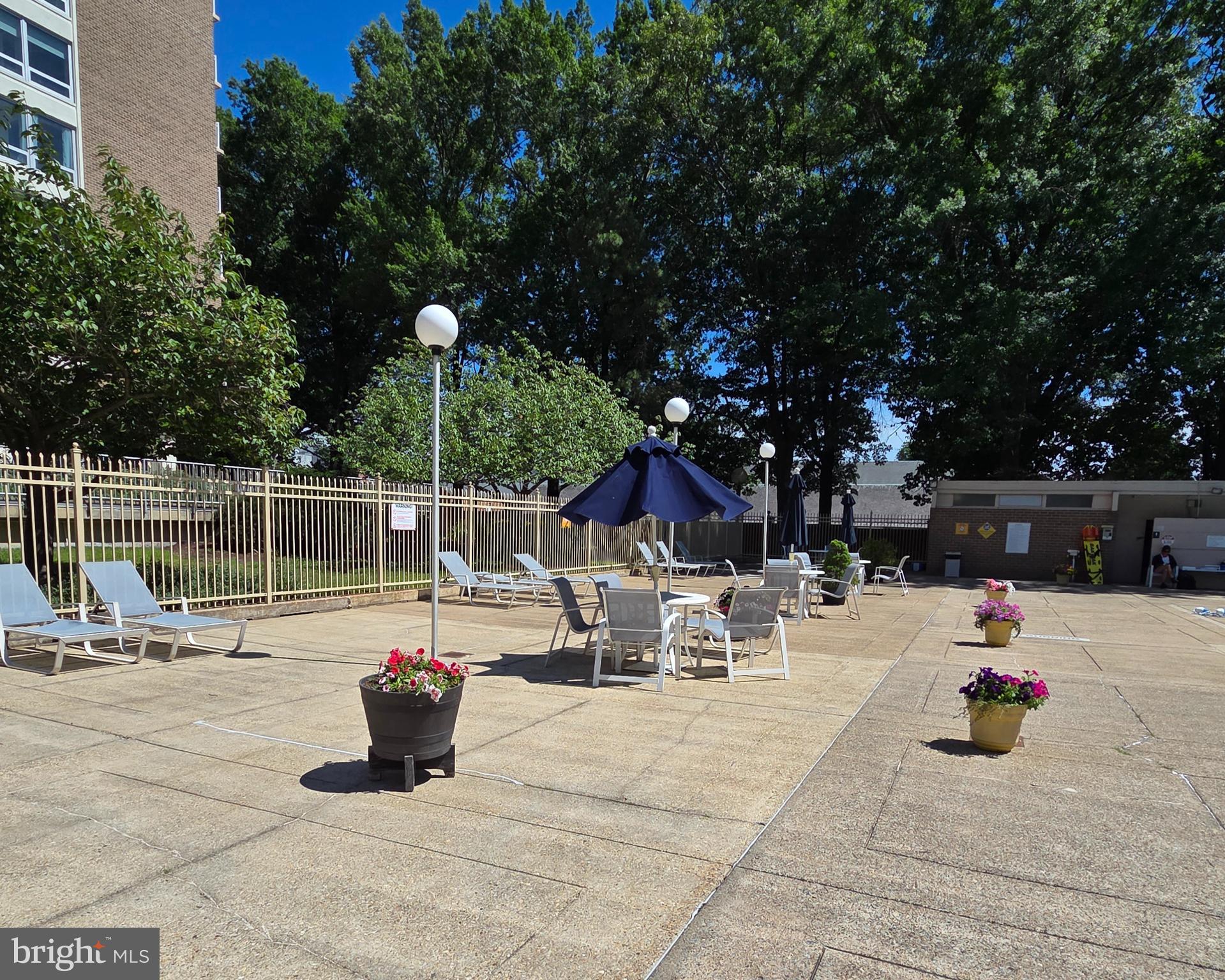 1435 4th Street Southwest, Unit B617 Washington, DC 20024 - Photo 26 of 30 Community Pool Lounge and Picnic Area