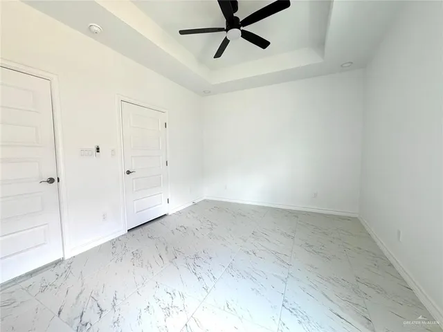 a view of an empty room