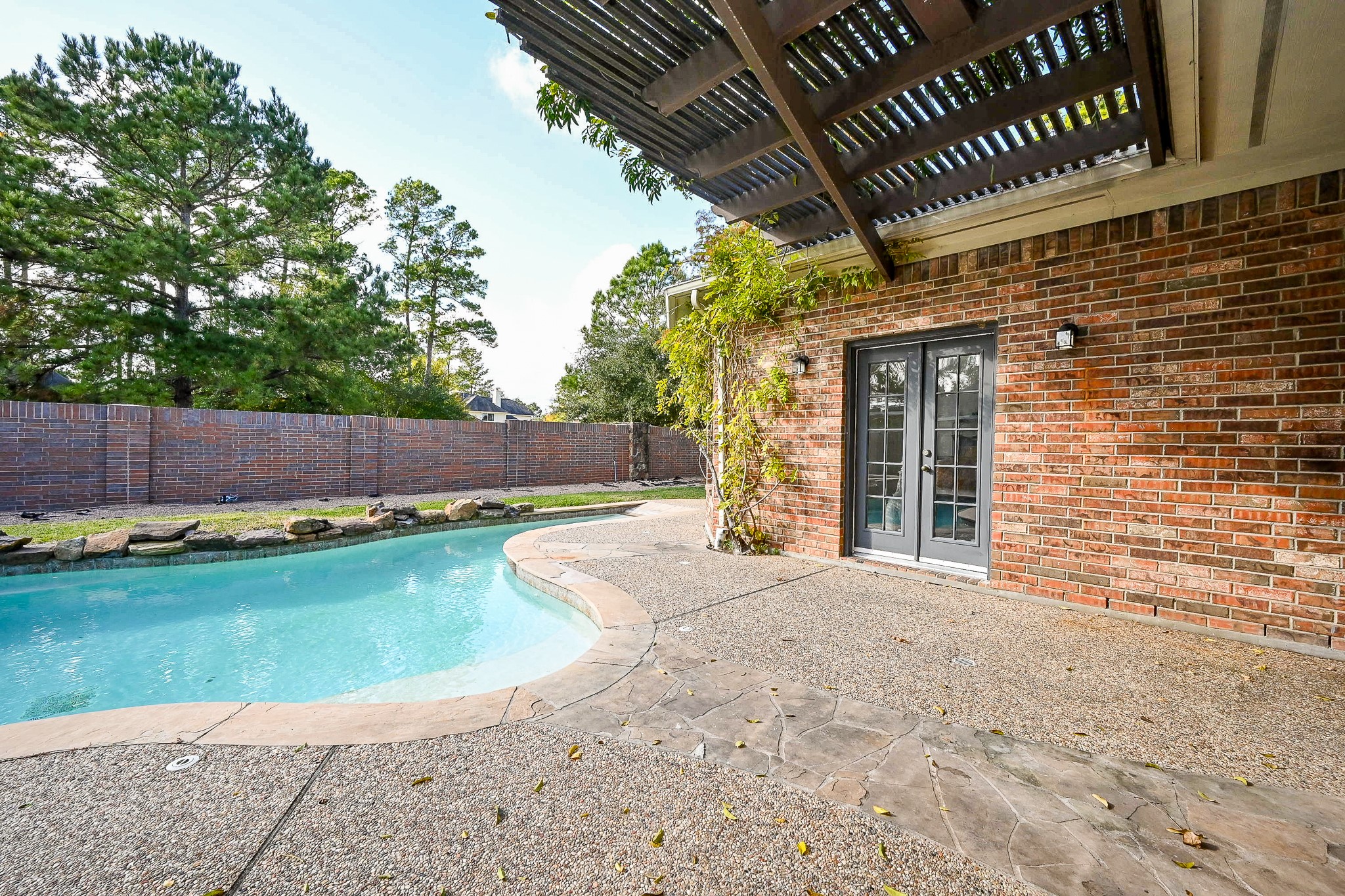 1331 Bishops Pl Drive Spring, TX 77379 - Photo 28 of 31 a view of a backyard