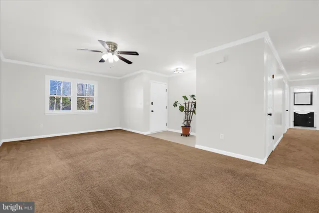 a view of an empty room