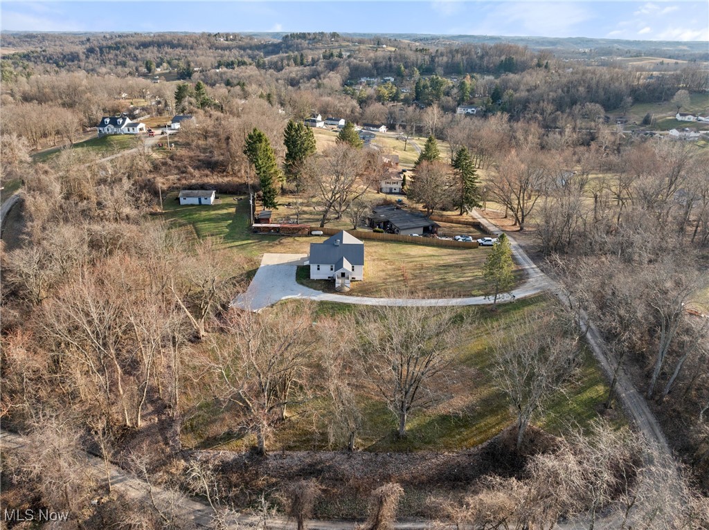 71963 W Road Martins Ferry, OH 43935 - Photo 31 of 39 Birds eye view of property featuring a rural view